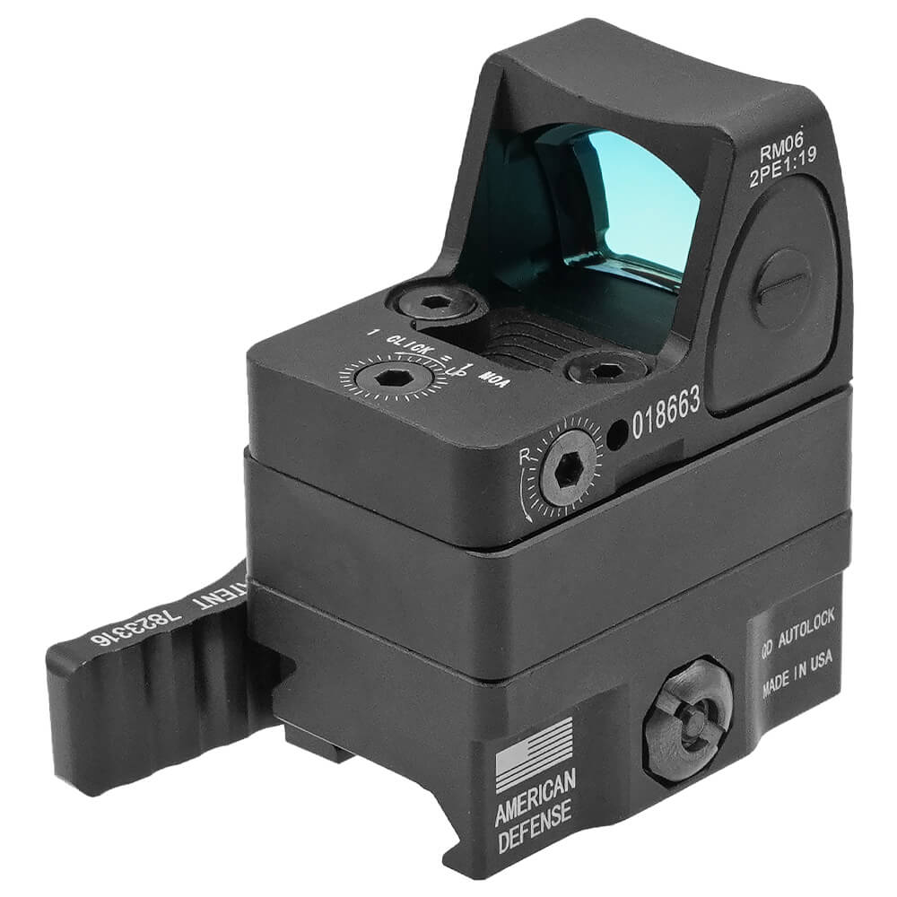 American Defenseタイプ 】Trijicon RMR/SRO 対応 QDマウント ハイ