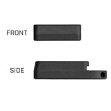 【 E&C 製 】東京マルイ GBB ハイキャパ シリーズ対応 金属製 フラット マガジンバンパー アルミ合金 BK ブラック