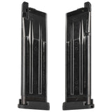 【 E&C 製 】東京マルイ GBB ハイキャパ シリーズ対応 金属製 フラット マガジンバンパー アルミ合金 BK ブラック