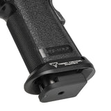 【 E&C 製 】東京マルイ GBB ハイキャパ シリーズ対応 金属製 フラット マガジンバンパー アルミ合金 BK ブラック