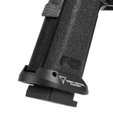 【 E&C 製 】東京マルイ GBB ハイキャパ シリーズ対応 金属製 フラット マガジンバンパー アルミ合金 BK ブラック