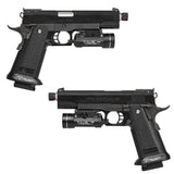 【 E&C 製 】東京マルイ GBB ハイキャパ シリーズ対応 金属製 フラット マガジンバンパー アルミ合金 BK ブラック