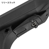 【 PTS 製 】 M4/HK416シリーズ対応 EPS-2 Enhanced Polymer Stock バッテリー収納可 デュポン強化ポリマー BK DE
