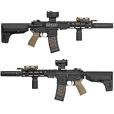 【 PTS 製 】 M4/HK416シリーズ対応 EPS-2 Enhanced Polymer Stock バッテリー収納可 デュポン強化ポリマー BK DE