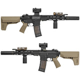 【 PTS 製 】 M4/HK416シリーズ対応 EPS-2 Enhanced Polymer Stock バッテリー収納可 デュポン強化ポリマー BK DE