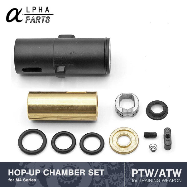 【 Alpha Parts 製 】トレーニングウェポン PTW / ATW 専用 CNC ホップアップ チャンバーセット アルミニウム製 / –  エアガン市場 本店