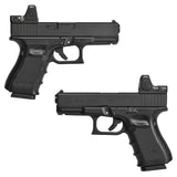 ★大光量レティクル搭載 2025ver★【 Holy Warrior 製 】Trijicon RMR ドットサイト アルミニウム合金製 マウント2種 セット / BK(ブラック)