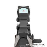 ★大光量レティクル搭載 2025ver★【 Holy Warrior 製 】Trijicon RMR ドットサイト アルミニウム合金製 マウント2種 セット / BK(ブラック)