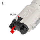 【 SOTAC製 】  SUREFIRE X300U ULTRA ハンドガンライト レプリカ ハンドガン タクティカルライト 高光度ホワイトLED搭載 リアル刻印入 アルマイト仕上げ
