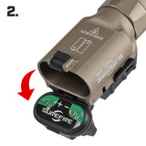 【 SOTAC製 】  SUREFIRE X300U ULTRA ハンドガンライト レプリカ ハンドガン タクティカルライト 高光度ホワイトLED搭載 リアル刻印入 アルマイト仕上げ