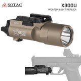【 SOTAC製 】  SUREFIRE X300U ULTRA ハンドガンライト レプリカ ハンドガン タクティカルライト 高光度ホワイトLED搭載 リアル刻印入 アルマイト仕上げ
