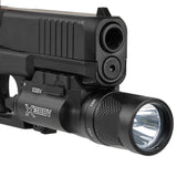 【 SOTAC製 】 SUREFIRE X300V IR ハンドガンライト レプリカ ウェポンライト 高光度ホワイトLED & IR(赤外線) 搭載 リアル刻印入 アルマイト仕上げ