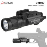 【 SOTAC製 】 SUREFIRE X300V IR ハンドガンライト レプリカ ウェポンライト 高光度ホワイトLED & IR(赤外線) 搭載 リアル刻印入 アルマイト仕上げ