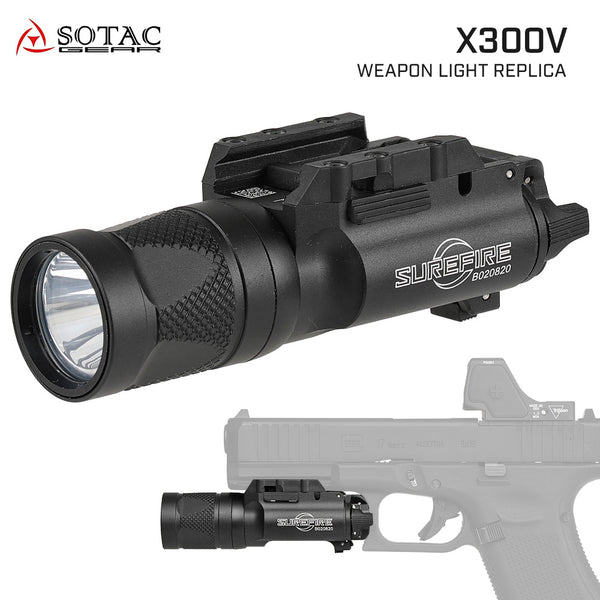 SOTAC製 】 SUREFIRE X300V IR ハンドガンライト レプリカ ウェポン