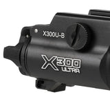 【 SOTAC製 】 SUREFIRE X300U-B ULTRA ハンドガンライト レプリカ ハンドガン タクティカルライト 高光度ホワイトLED搭載 リアル刻印入 アルマイト仕上げ