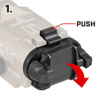 【 SOTAC製 】 SUREFIRE X300U-B ULTRA ハンドガンライト レプリカ ハンドガン タクティカルライト 高光度ホワイトLED搭載 リアル刻印入 アルマイト仕上げ