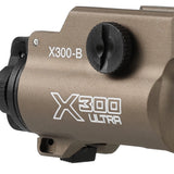 【 SOTAC製 】 SUREFIRE X300-B ハンドガンライト レプリカ ハンドガン タクティカルライト 高光度ホワイトLED搭載 リアル刻印入 アルマイト仕上げ