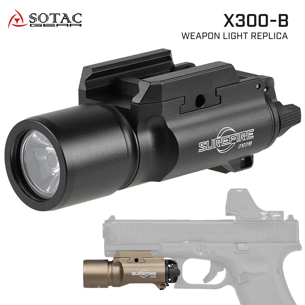 SOTAC製 】 SUREFIRE X300V IR ハンドガンライト レプリカ ウェポン