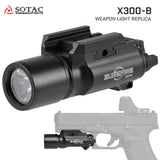 【 SOTAC製 】 SUREFIRE X300-B ハンドガンライト レプリカ ハンドガン タクティカルライト 高光度ホワイトLED搭載 リアル刻印入 アルマイト仕上げ