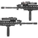 【 SOMOGEAR製 】 AN/PEQ-2A エイミングデバイス フルファンクション レプリカ 実物規格リモートスイッチ対応 ファイバー繊維樹脂ボディ