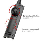 【 良品武品 】 SUREFIREタイプ M300 / M600 シリーズ対応 SR07 デュアル リモートスイッチ 20mmレール対応 コンスタント モーメンタリ BK ブラック