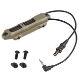 【 SOTAC製 】UNITYタイプ TAPS デュアル リモートスイッチ 2プラグ2スイッチ (SF系プラグ & 3.5mmプラグ) 20mmレール / M-LOK / KeyMod 対応