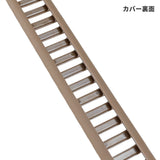 【 良品武品 】20mmレール対応 ロープロファイル ソフトレールカバー TPU素材(熱可塑性ポリウレタン) 3種6枚入り 5スロット/8スロット/16スロット