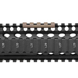 【 良品武品 】20mmレール対応 ロープロファイル ソフトレールカバー TPU素材(熱可塑性ポリウレタン) 3種6枚入り 5スロット/8スロット/16スロット