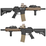 【 良品武品 】20mmレール対応 ロープロファイル ソフトレールカバー TPU素材(熱可塑性ポリウレタン) 3種6枚入り 5スロット/8スロット/16スロット