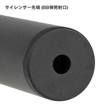 【 FMA 製 】 14mm逆ネジ 対応 フルオートトレーサー サイレンサー Gen.2 LEDストロボ内蔵 レッド/グリーン 蓄光BB弾 対応 アルミ合金製 BK ブラック