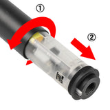 【 FMA 製 】 14mm逆ネジ 対応 フルオートトレーサー サイレンサー Gen.2 LEDストロボ内蔵 レッド/グリーン 蓄光BB弾 対応 アルミ合金製 BK ブラック