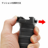 【 良品武品 】20mmレール対応 TANGODOWN QD STUBBY フォアグリップ レプリカ QDレバー搭載 ポリマー樹脂製 ショートグリップ BK ブラック