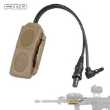 【 FMA 製 】 ITI デュアルスイッチ レプリカ ( SFプラグ + 実物規格レーザープラグ ) リモートスイッチ ダブルボタン / DE (ダークアース)