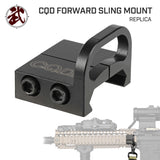 【 良品武品 】20mmレール対応 CQD フロントスリングマウント フォアードスリングアタッチメント レプリカ スチール製