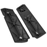 【良品武品】東京マルイ GBB ガバメントシリーズ 対応 M1911 カスタム グリップ パネル 樹脂製 Co2カートリッジ溝なし / BK(ブラック)