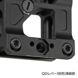 【 PTS 製 】UNITY TACTICAL 正式ライセンス T1/T2 ドットサイト 対応  FAST MICRO MOUNT レプリカ ハイマウント BUIS内蔵