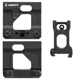 【 PTS 製 】UNITY TACTICAL 正式ライセンス T1/T2 ドットサイト 対応  FAST MICRO MOUNT レプリカ ハイマウント BUIS内蔵