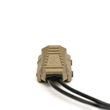 【 PTS 製 】UNITY TACTICAL 正式ライセンス 20mmレール＆M-LOK対応 AXON デュアルスイッチ モジュラー式 (SFライト/クレーンプラグ/3.5mm＆2.5mmジャック) 強化ポリマー樹脂