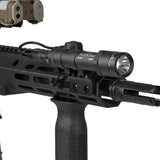 【WADSN製】 M-LOK & KeyMod 両対応 オフセット 20mmレイルマウント オフセットマウント 3スロット アルミ合金製 / BK ブラック WD02003-BK