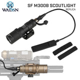 【 WADSN製 】 SUREFIREタイプ M300B スカウトライト リモートスイッチ セット 高光量ホワイトLED WD04033
