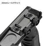 【 WADSN 製 】SUREFIRE M910A グリップライト レプリカ 20mmレール対応 3LED搭載 (メインx1、サポートx2) バーティカルグリップ一体型 タクティカルライト