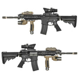 【 WADSN 製 】SUREFIRE M910A グリップライト レプリカ 20mmレール対応 3LED搭載 (メインx1、サポートx2) バーティカルグリップ一体型 タクティカルライト