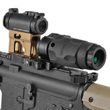 【 WADSN 製 】3XMAG 対応 UNITY TACTICAL FAST FTC 30mm マグニファイア マウント レプリカ アルミ合金製 / BK ブラック