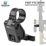 【 WADSN 製 】3XMAG 対応 UNITY TACTICAL FAST FTC 30mm マグニファイア マウント レプリカ アルミ合金製 / BK ブラック