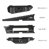 ★24段階の高さ調節可★【 WADSN 製 】Microシリーズ 対応 SI Variable ドットサイトマウント レプリカ スライド式調節機能 ハイマウント ローマウント アルミ合金製