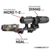 【 WADSN 製 】マイクロドットサイト 対応 IRREGULAR DEFENSE OMM Micro ライザーマウント レプリカ セット レーザーライザー ハイライズ アルミ合金製