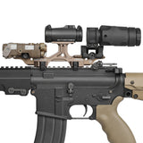 【 WADSN 製 】マイクロドットサイト 対応 IRREGULAR DEFENSE OMM Micro ライザーマウント レプリカ セット レーザーライザー ハイライズ アルミ合金製