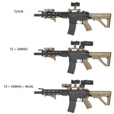 【 WADSN 製 】マイクロドットサイト 対応 IRREGULAR DEFENSE OMM Micro ライザーマウント レプリカ セット レーザーライザー ハイライズ アルミ合金製