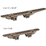 【 WADSN 製 】20mmレール 対応 IRREGULAR DEFENSE OMM PIC ライザーマウント レプリカ セット レーザーライザー ハイライズ アルミ合金製
