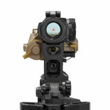 【 WADSN 製 】FAST Micro Mount 対応 HRF SKIFF DBAL レーザーライザー レプリカ アルミ合金製 / BK ブラック